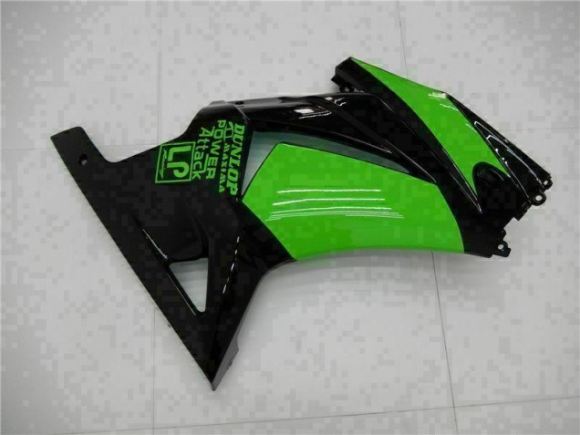 Noir Vert Ninja Carénage Kawasaki EX250 08-12 Noir Vert Ninja Carénage Kawasaki EX250 08-12