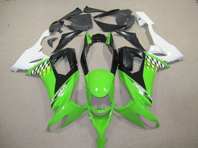 Noir Vert Ninja Carénage Kawasaki ZX10R 08-10 Noir Vert Ninja Carénage Kawasaki ZX10R 08-10