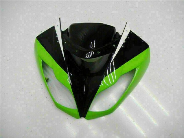 Noir Vert Rouge Carénage Kawasaki ZX6R 09-12 Noir Vert Rouge Carénage Kawasaki ZX6R 09-12