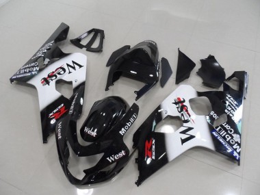 Noir West Carénage Suzuki GSXR 750 K4 04-05
