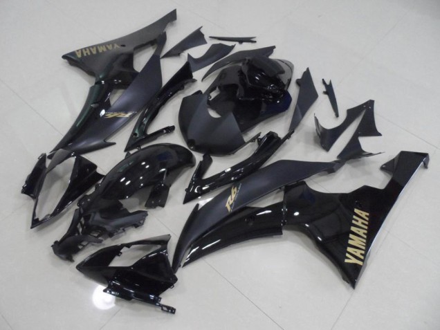 Noir avec Or Décalque Carénage Yamaha R6 08-16 Noir avec Or Décalque Carénage Yamaha R6 08-16