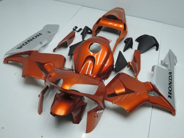 Orange Argent Carénage Honda CBR 600 RR 03-04