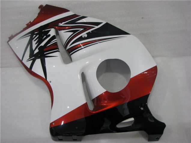 Orange Blanc Noir Carénage Suzuki GSXR 1300 Hayabusa 96-07 Orange Blanc Noir Carénage Suzuki GSXR 1300 Hayabusa 96-07