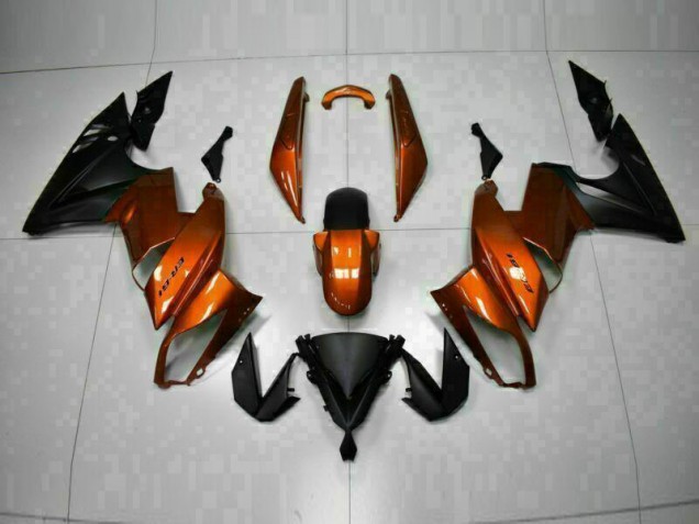 Orange Carénage Kawasaki EX650 09-11 Orange Carénage Kawasaki EX650 09-11
