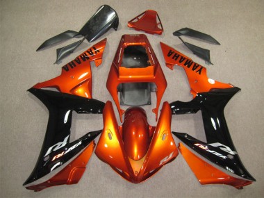 Orange Noir Carénage Honda CBR 1000 RR 04-05