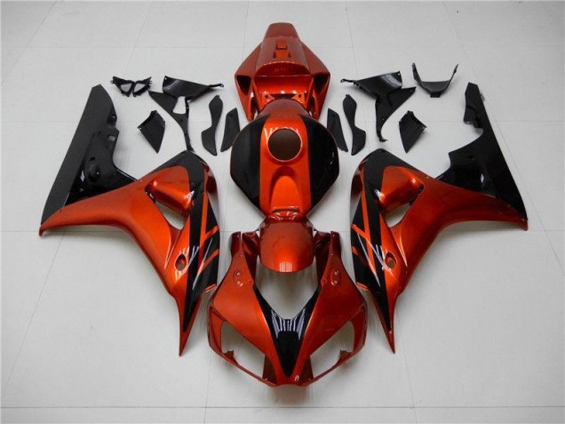 Orange Noir Carénage Honda CBR 1000 RR 06-07 Orange Noir Carénage Honda CBR 1000 RR 06-07
