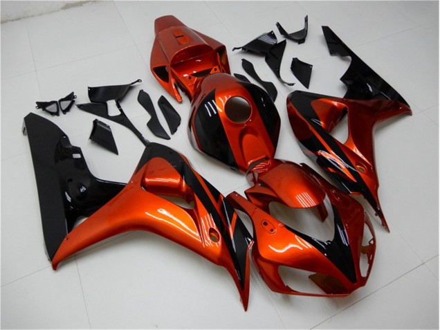 Orange Noir Carénage Honda CBR 1000 RR 06-07 Orange Noir Carénage Honda CBR 1000 RR 06-07