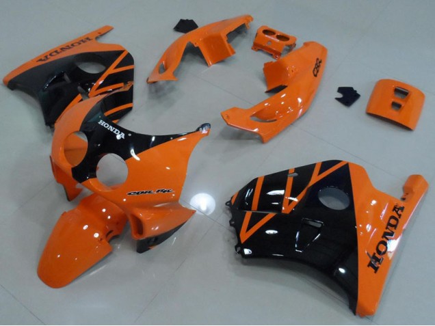Orange Noir Carénage Honda CBR 250 RR MC22 91-98 Orange Noir Carénage Honda CBR 250 RR MC22 91-98