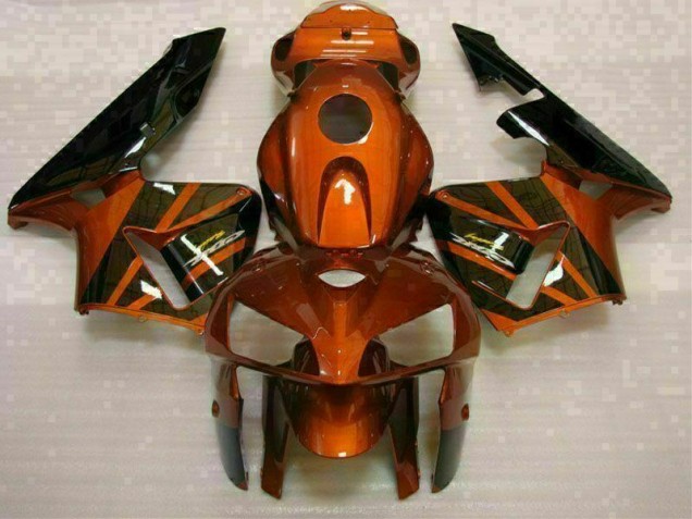 Orange Noir Carénage Honda CBR 600 RR 05-06