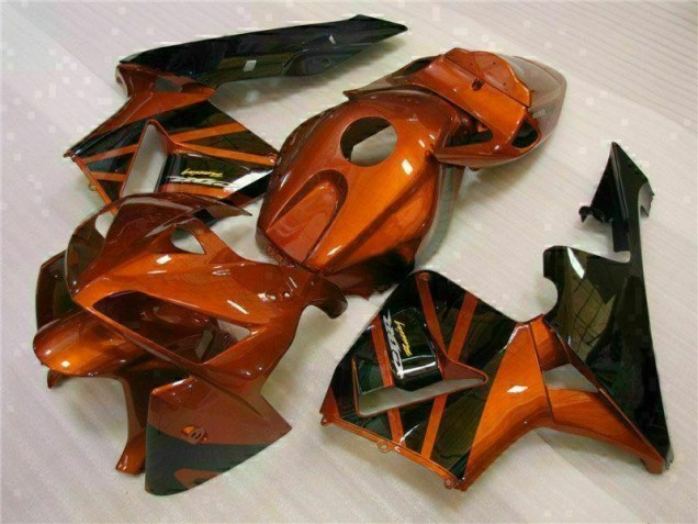 Orange Noir Carénage Honda CBR 600 RR 05-06