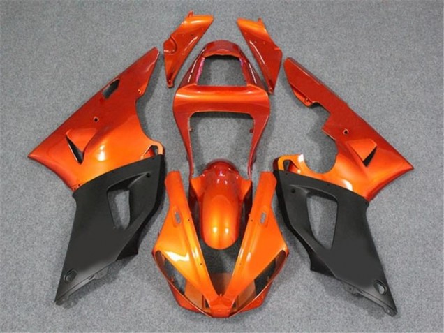 Orange Noir Carénage Yamaha R1 00-01 Orange Noir Carénage Yamaha R1 00-01