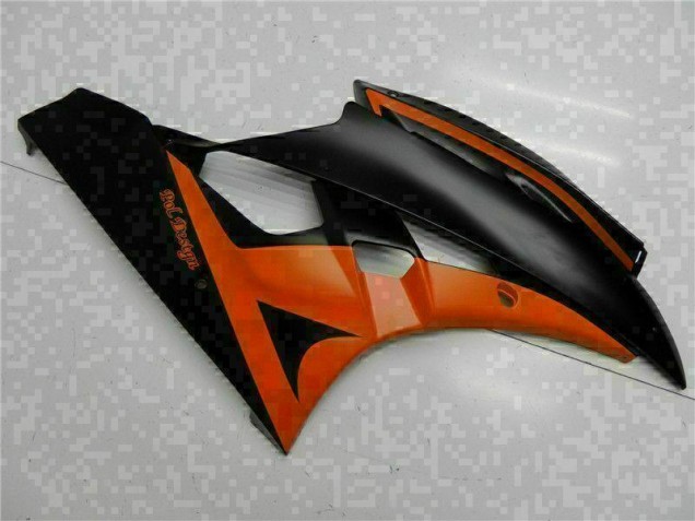 Orange Noir Carénage Yamaha R6 06-07 Orange Noir Carénage Yamaha R6 06-07