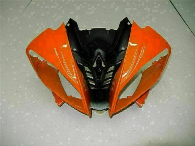 Orange Noir Carénage Yamaha R6 08-16 Orange Noir Carénage Yamaha R6 08-16
