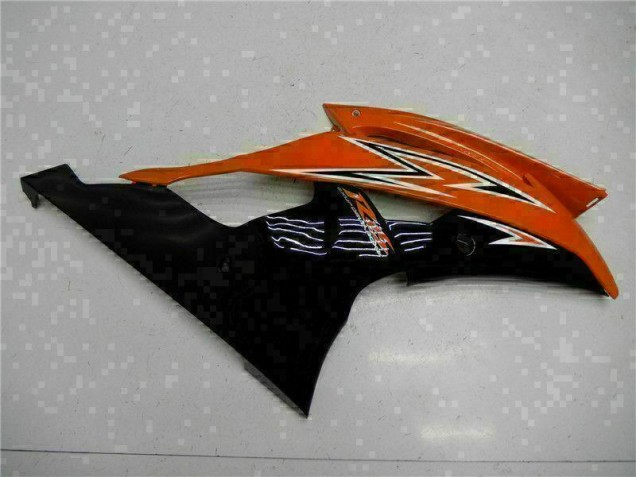 Orange Noir Carénage Yamaha R6 08-16 Orange Noir Carénage Yamaha R6 08-16