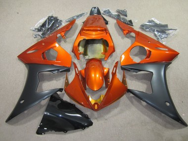 Orange Noir Carénages Yamaha R6 03-05