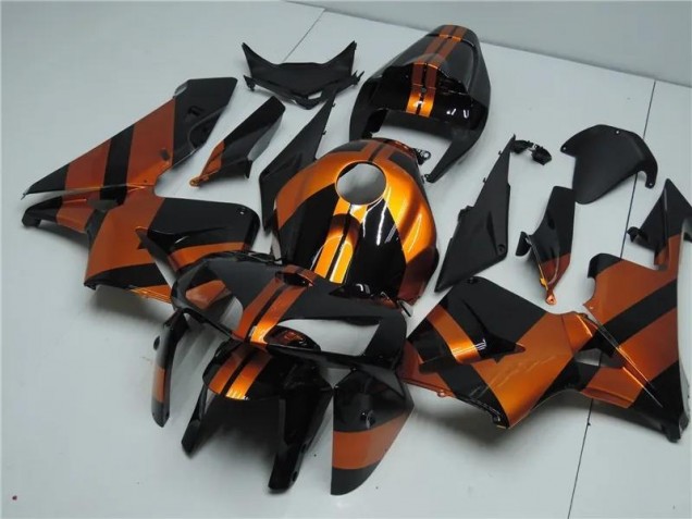 Orange Noir Kit Carénages Honda CBR 600 RR 05-06 Orange Noir Kit Carénages Honda CBR 600 RR 05-06