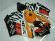 Orange Noir Repsol Carénage Honda CBR 1000 RR 04-05 Orange Noir Repsol Carénage Honda CBR 1000 RR 04-05