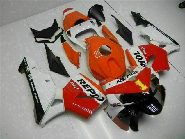 Orange Repsol Carénage Honda CBR 600 RR 05-06 Orange Repsol Carénage Honda CBR 600 RR 05-06