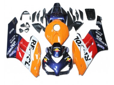 Orange Rouge Bleu Repsol Carénage Honda CBR 1000 RR 04-05