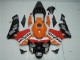 Orange Rouge Noir Repsol Carénage Honda CBR 600 RR 03-04 Orange Rouge Noir Repsol Carénage Honda CBR 600 RR 03-04