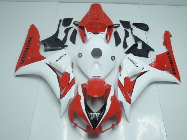 Orange Rouge et Blanc Carénage Honda CBR 1000 RR 06-07