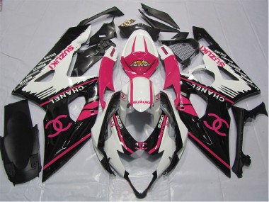 Rose Chanel Carénage Suzuki GSXR 600 K6 06-07