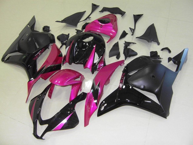 Rose Noir Carénage Honda CBR 600 RR 09-12 Rose Noir Carénage Honda CBR 600 RR 09-12