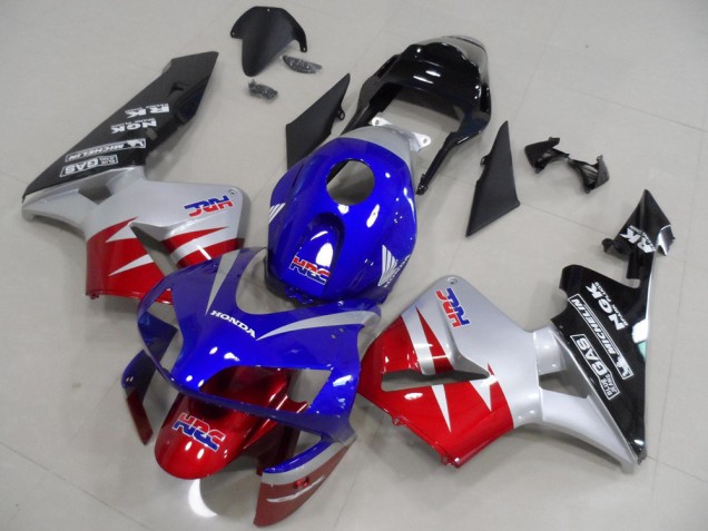 Rouge Argent Bleu Carénage Honda CBR 600 RR 03-04 Rouge Argent Bleu Carénage Honda CBR 600 RR 03-04