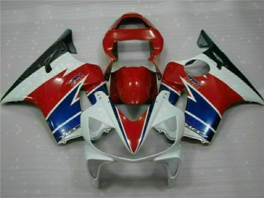 Rouge Blanc Bleu Carénage Honda CBR 600 F4i 01-03