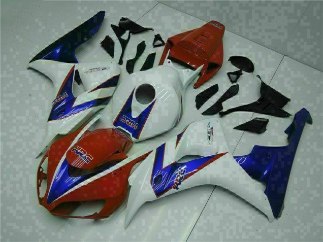 Rouge Blanc Carénage Honda CBR 1000 RR 04-05 Rouge Blanc Carénage Honda CBR 1000 RR 04-05