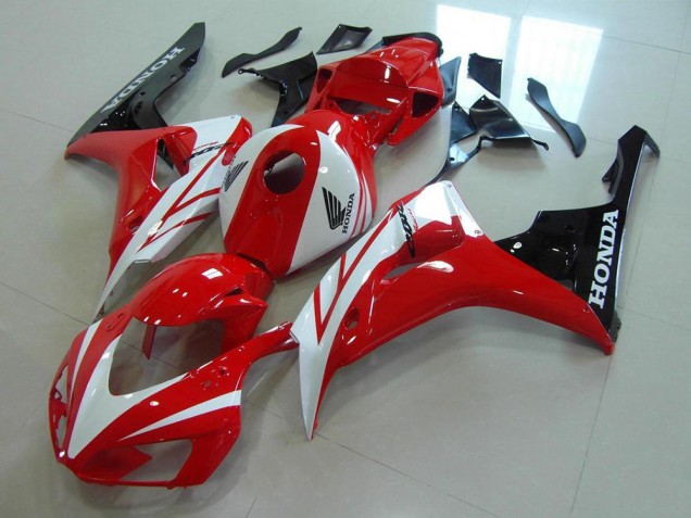 Rouge Blanc Carénage Honda CBR 1000 RR 06-07 Rouge Blanc Carénage Honda CBR 1000 RR 06-07