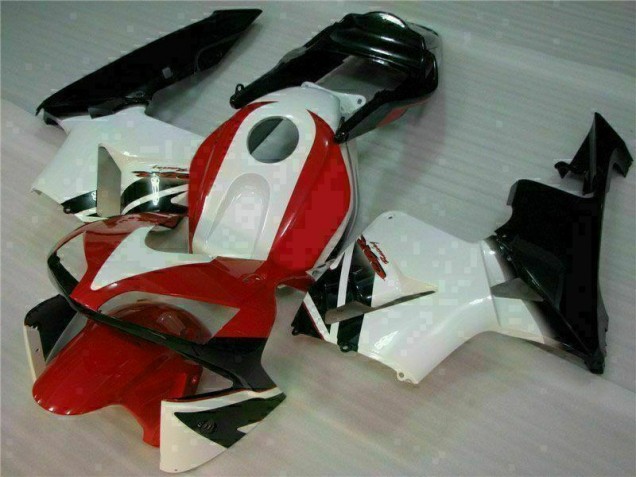 Rouge Blanc Carénage Honda CBR 600 RR 03-04 Rouge Blanc Carénage Honda CBR 600 RR 03-04