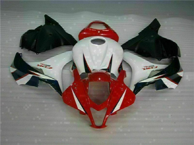 Rouge Blanc Carénage Honda CBR 600 RR 09-12 Rouge Blanc Carénage Honda CBR 600 RR 09-12