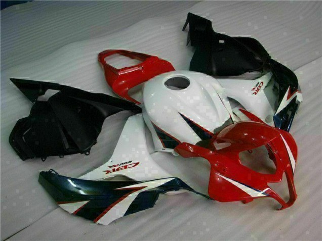 Rouge Blanc Carénage Honda CBR 600 RR 09-12 Rouge Blanc Carénage Honda CBR 600 RR 09-12