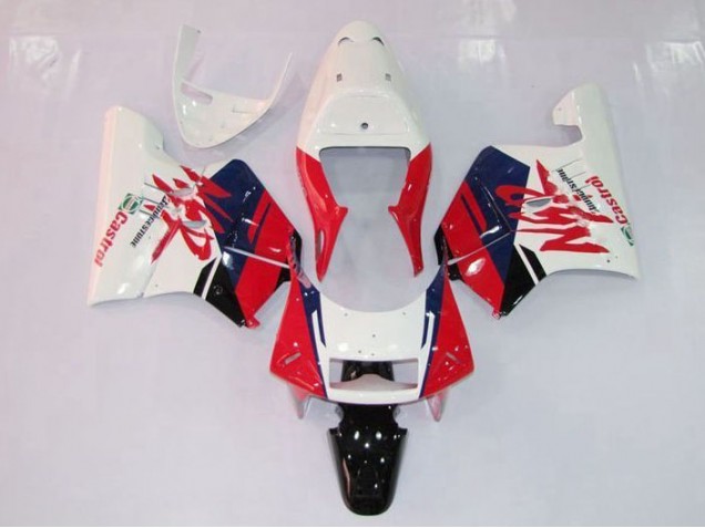 Rouge Blanc Carénage Honda NSR 250 MC28 P4 94-96 Rouge Blanc Carénage Honda NSR 250 MC28 P4 94-96