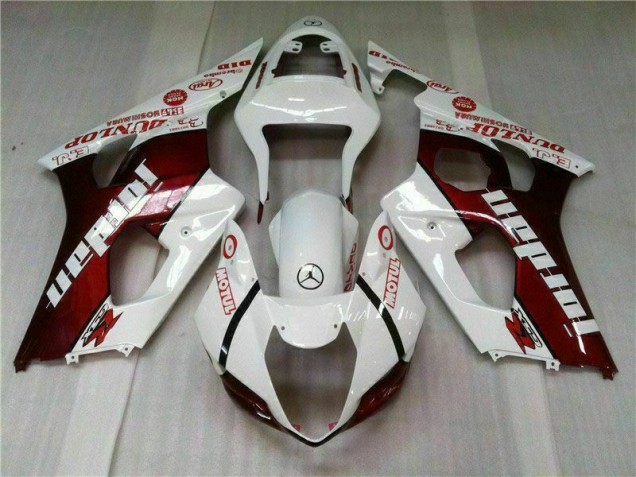 Rouge Blanc Carénage Suzuki GSXR 1000 K3 03-04 Rouge Blanc Carénage Suzuki GSXR 1000 K3 03-04