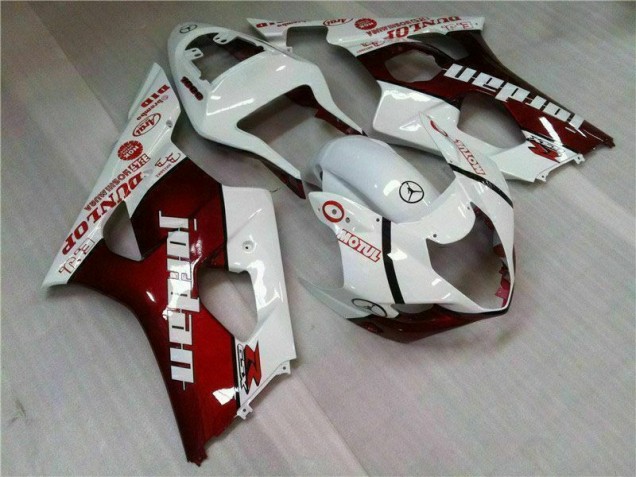 Rouge Blanc Carénage Suzuki GSXR 1000 K3 03-04 Rouge Blanc Carénage Suzuki GSXR 1000 K3 03-04
