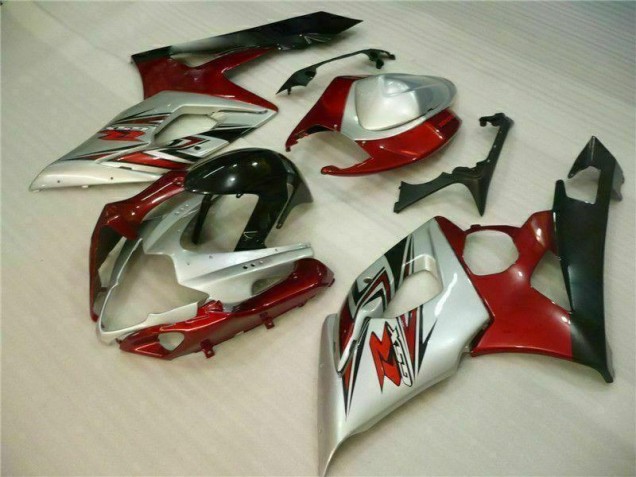 Rouge Blanc Carénage Suzuki GSXR 1000 K5 05-06 Rouge Blanc Carénage Suzuki GSXR 1000 K5 05-06