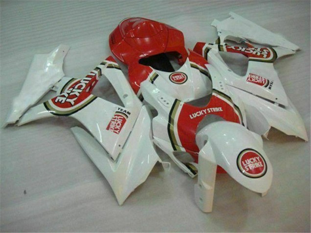 Rouge Blanc Carénage Suzuki GSXR 1000 K7 07-08 Rouge Blanc Carénage Suzuki GSXR 1000 K7 07-08