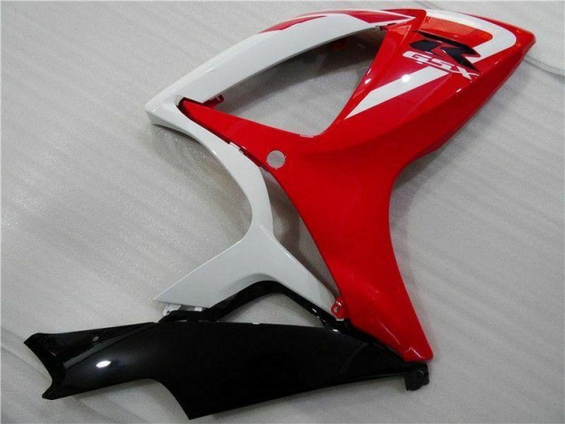Rouge Blanc Carénage Suzuki GSXR 600 / 750 K6 06-07 Rouge Blanc Carénage Suzuki GSXR 600 / 750 K6 06-07