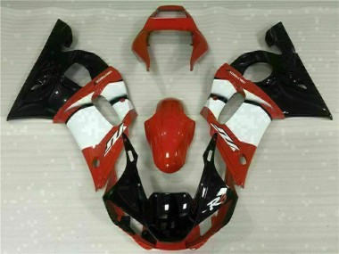 Rouge Blanc Carénage Yamaha R6 98-02