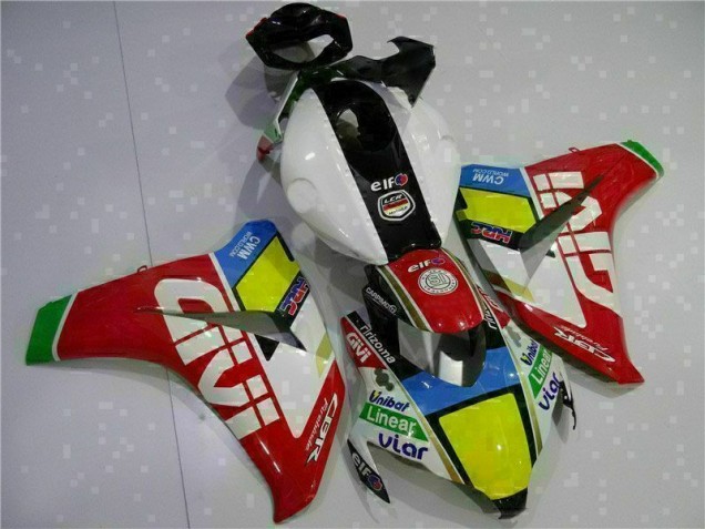Rouge Blanc Carénages & Carrosserie Honda CBR 1000 RR 08-11