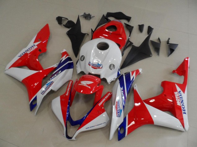 Rouge Blanc Carrosserie Honda CBR 600 RR 07-08 Rouge Blanc Carrosserie Honda CBR 600 RR 07-08