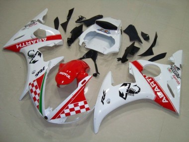 Rouge Blanc Carrosserie Yamaha R6 03-05