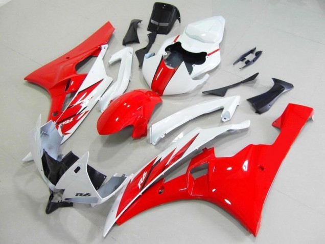 Rouge Blanc Kit Carénages & Plastique Yamaha R6 06-07 Rouge Blanc Kit Carénages & Plastique Yamaha R6 06-07