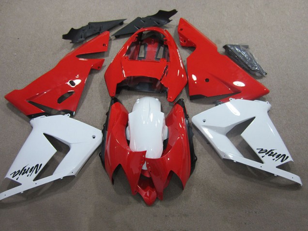 Rouge Blanc Ninja Carénage Kawasaki ZX10R 03-05 Rouge Blanc Ninja Carénage Kawasaki ZX10R 03-05