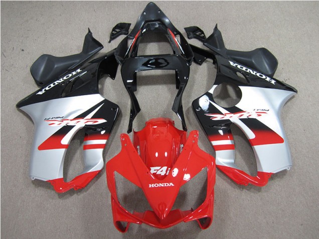 Rouge Blanc Noir Carénage Honda CBR 600 F4i 01-03 Rouge Blanc Noir Carénage Honda CBR 600 F4i 01-03
