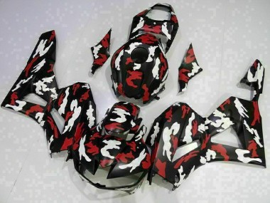Rouge Blanc Noir Carénage Honda CBR 600 RR 13-21