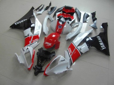 Rouge Blanc Noir Carénage Yamaha R6 08-16