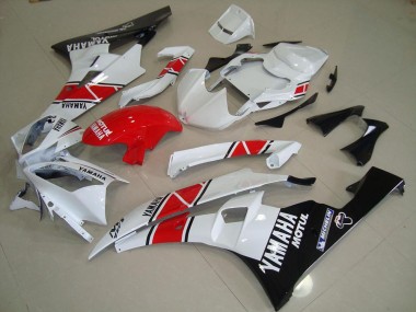 Rouge Blanc Noir Carénages Yamaha R6 06-07